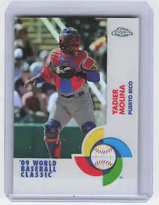 2009 Topps Chrome #W98 Yadier Molina Refractor #'d /500 • $31.50