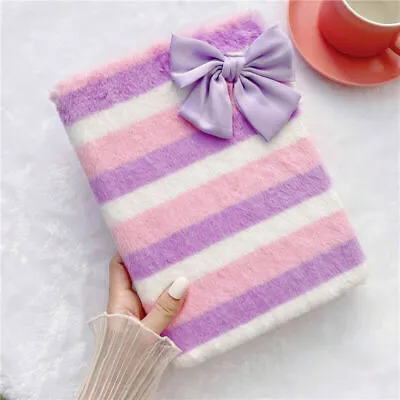 £15.59 • Buy Plush Fluffy Bow Stand Tablet Case For IPad 5 6 7 Pro Air 1 2 3 Mini 3 4 5 9.7 