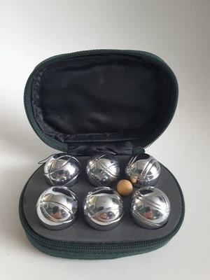 £7.99 • Buy Mini Metal Boules Set In Case.