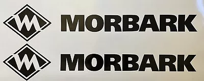 Morbark Wood Chipper Black Vinyl Decal 24” Sticker (Set Of 2) Equipment Trailer • $27.95