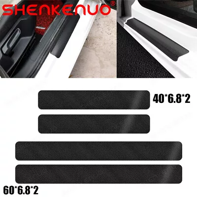 For FORD F-150 Carbon Door Sill Step Plate Scuff Cover Anti Scratch Protector US • $14.99
