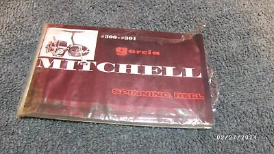 Garcia Mitchell #300 #301 Spinning Manual Still In Plastic • $17.95