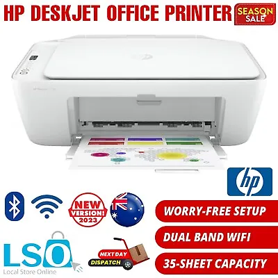 $83.97 • Buy HP DeskJet All-in-One Wireless Multi Function Home Office Printer Scan Copy