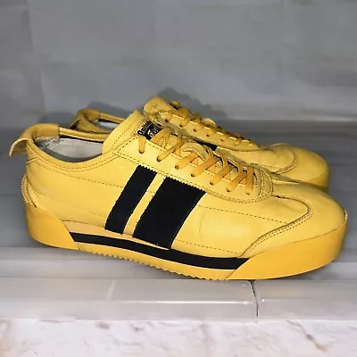 Mens ONITSUKA TIGER Mexico 66 SD PF Yellow Black Sneakers Size US 9 #29545 • $80