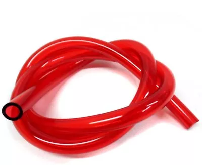 1/4  Id X 3/8  Od Fuel Line Red Mini Bike Go Kart Lawn Mower Trike Small Engine • $8.71