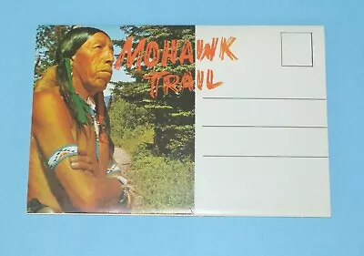 Vintage 1950 Souvenir Travel Postcard Fold Out Folder MOHAWK TRAIL Massachusetts • $7.99