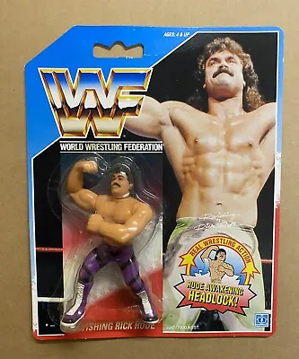 £349 • Buy WWF HASBRO Series 1 Ravishing Rick Rude MOC VINTAGE Wrestling ACTION FIGURE