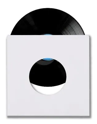 500 45 RPM 7  Record Inner Sleeves With Hole Heavy Weight 20# White Paper Acid • $142.95