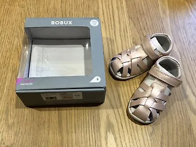 $39.01 • Buy Bobux Step Up Tropicana II Sandals, Seashell Shimmer Pink, UK 4.5 / EU 21 - BNIB