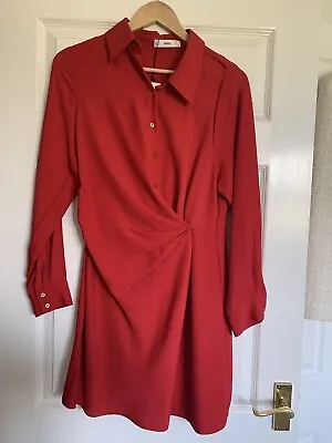Mango Red Dress Size M • £9.94
