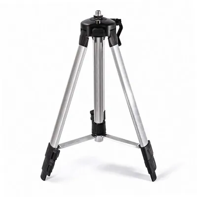 Conentool 1.2M/1.5M Silver Aluminum Laser Level Tripod Adjustable Height Stand • £13.49
