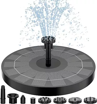 Solar Fountain 2.5W Solar Water Fountain With Solar Panel Solar Pond AISITIN   • £8