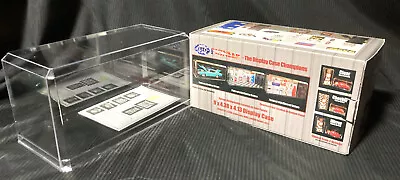 1 Clear Plastic Pioneer 1:24 Model Car Display Case + Box W/ Cutout Backgrounds • $8.75