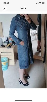 £7.99 • Buy Gorgeous Denim Shirt Dress 12. Heavyweight Denim. Pockets. Button Fastening.