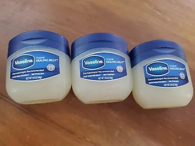 3 Pack Vaseline Travel Size Pure Petroleum Jelly Original 50ml  1.69 Oz • $9.50