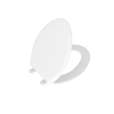  Plastic Elongated Toilet Seat In Daisy White Easy And Quick Installation • $18.69
