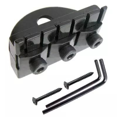 Electric Guitar Bridge Parts String Locking Nut Headless W/ Screw Wrench Kit • $22.62