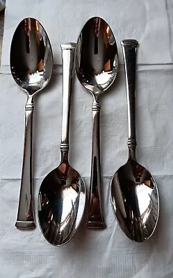 Mikasa HARMONY Glossy 18/10  7 3/8  Place Oval Spoons Set Of 4 Box 2b • $20