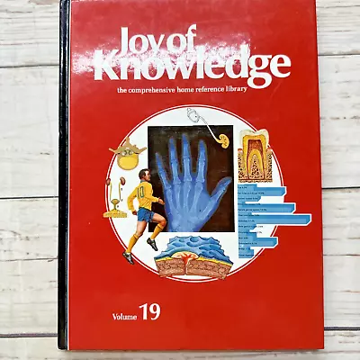 Joy Of Knowledge Volume 19 Vintage Hardback Encyclopedia Book 1987 Medicine Scie • £8.49