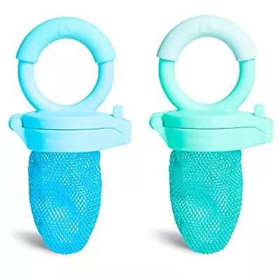 Munchkin Fresh Food Feeder 2 Count (Pack Of 1) Blue/Mint • $9.99