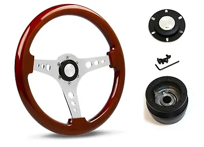 SAAS Steering Wheel SW506CW & Boss For Toyota Supra MA61 1981-1985 • $203