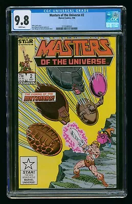 Master Of The Universe #2 (1986) Cgc 9.8 He-man Motu White Pages • $189.95