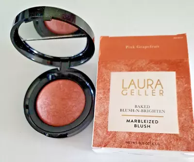 LAURA GELLER NEW YORK Baked Blush-N-Brighten Marbleized Blush- Pink Grapefruit • £12.99