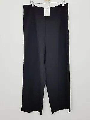 $55 • Buy [ ASOS CURVE ] Womens Black Wide Leg Pants NEW + TAGS | Size AU 20 Or US 16