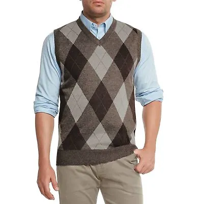 True Rock Men's Argyle V-Neck Sweater Vest • $9.99