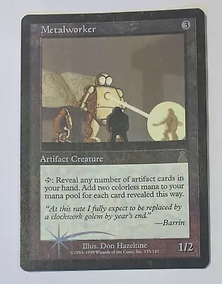 Metalworker - MTG Foil Urza's Destiny - Moderate Play/MP English • $731.61