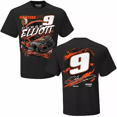 2021 Chase Elliott #9 Hooters Nascar Licensed Black Slingshot Tee Shirt • $20.99