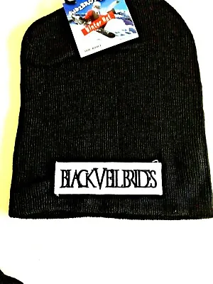 Black Veil Brides Black/White Logo Black Beanie Hat  NEW Never Used  • $12.99
