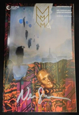 $40 • Buy Miracleman 22 Eclipse Comic Signed Neil Gaiman Mark Buckingham Truman 1991 Vf+