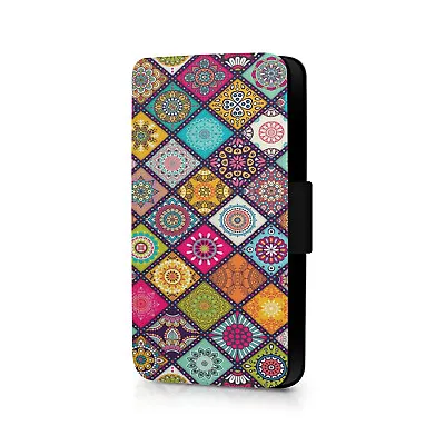 £4.99 • Buy Mandala Colourful Pattern Phone Flip Case For IPhone