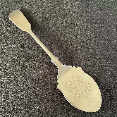 Antique Bengal Silver Jam / Preserve Spoon Daniel & Arter Birmingham • £5