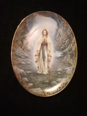1994 Bradford Exchange Plate Our Lady Of Lourdes Garrido Visions Of Our Lady • $7