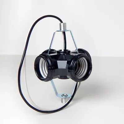 $13.99 • Buy New 4-Light Phenolic Standard/Medium Base Cluster Socket Assembly
