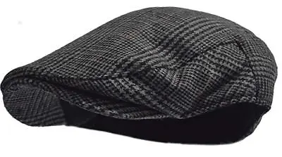 WF Herringbone Ivy Hat Wool Stripe Gatsby Cap Golf Driving Flat Cabbie Newsboy • $12.99