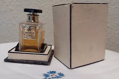 Vintage LANVIN PARIS Arpege EXTRAIT 15gr  1/2 FL OZ. Perfume Bottle & Box France • $100