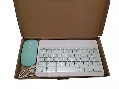 Wireless Bluetooth Keyboard And Mouse Mint Green • $12