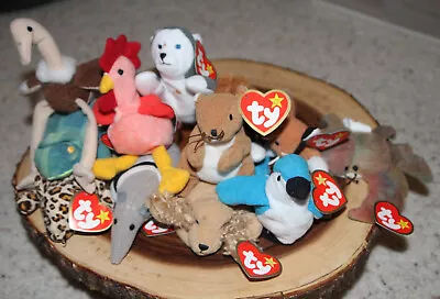 1999 Ty Teenie Beanie Babies McDonalds Toys Set Of 12 No Packaging • $8