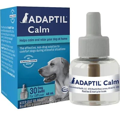 Adaptil Calm Home Diffuser Refill - Pheromones For Anxious Dogs - Refill 48mL • £37.19