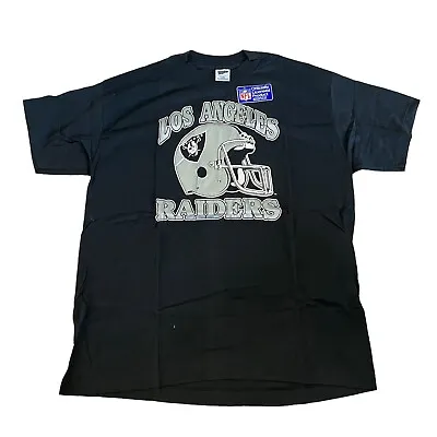 £75 • Buy NOS NFL LA Raiders T-Shirt Official XL BNWT Trench 80’s 90’s Made In USA