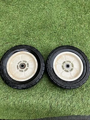 Honda Hr 216 Petrol Self Drive Roller Mower Pair Of Front Wheels • £17.99