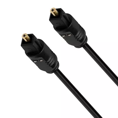 Toslink Optical Fibre Cable Gold Plated 7.1 Digital Audio Cable Speaker TV Cord • $11.11