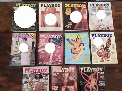 Lot Of 11 - 1976 PB Vintage Adult Magazines - Complete W/Centerfolds  • $31.95