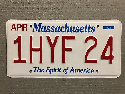 Massachusetts License Plate Spirit Of America Random Letters/numbers Nice!! • $13.99