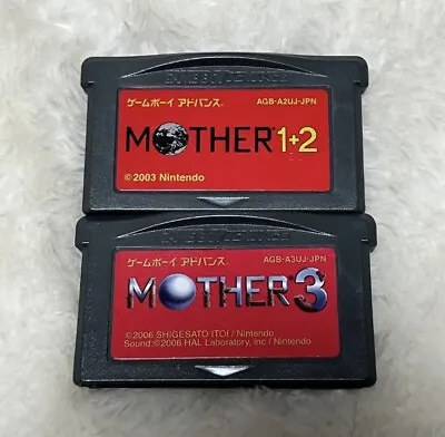 Mother 1+2 3 Nintendo Gameboy Advance GBA Japanese Edition Genuine Cartridge • $135
