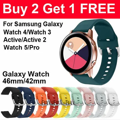 For Samsung Galaxy Watch 4 3 Band Classic 46/44/42/40/41/45mm Active 1 2 Straps • $4.99