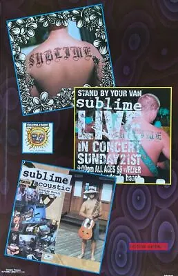 $77.12 • Buy Sublime Live In Concert Vintage 1998 Poster 22 X 34.5